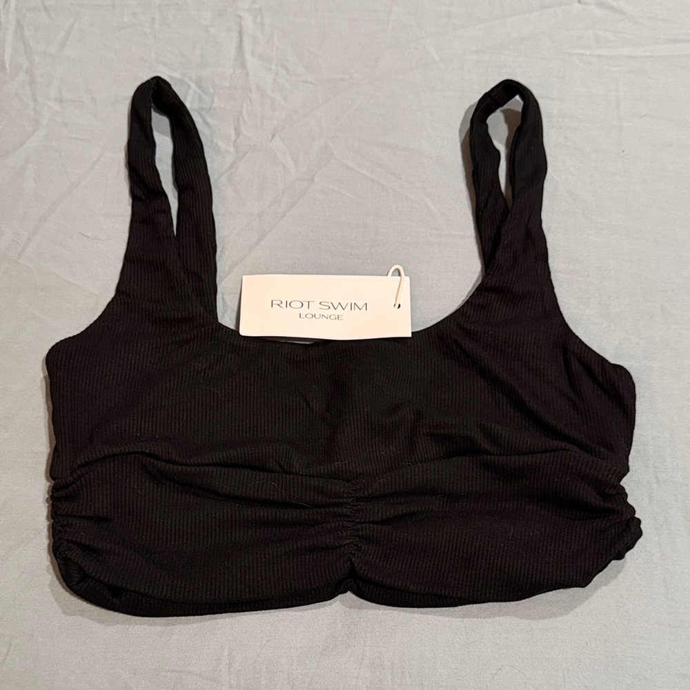 Riot Swim Classic Black Lounge Top